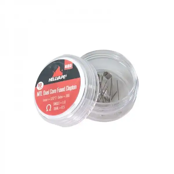 HellVape NI80 MTL Dual Core Fused Clapton