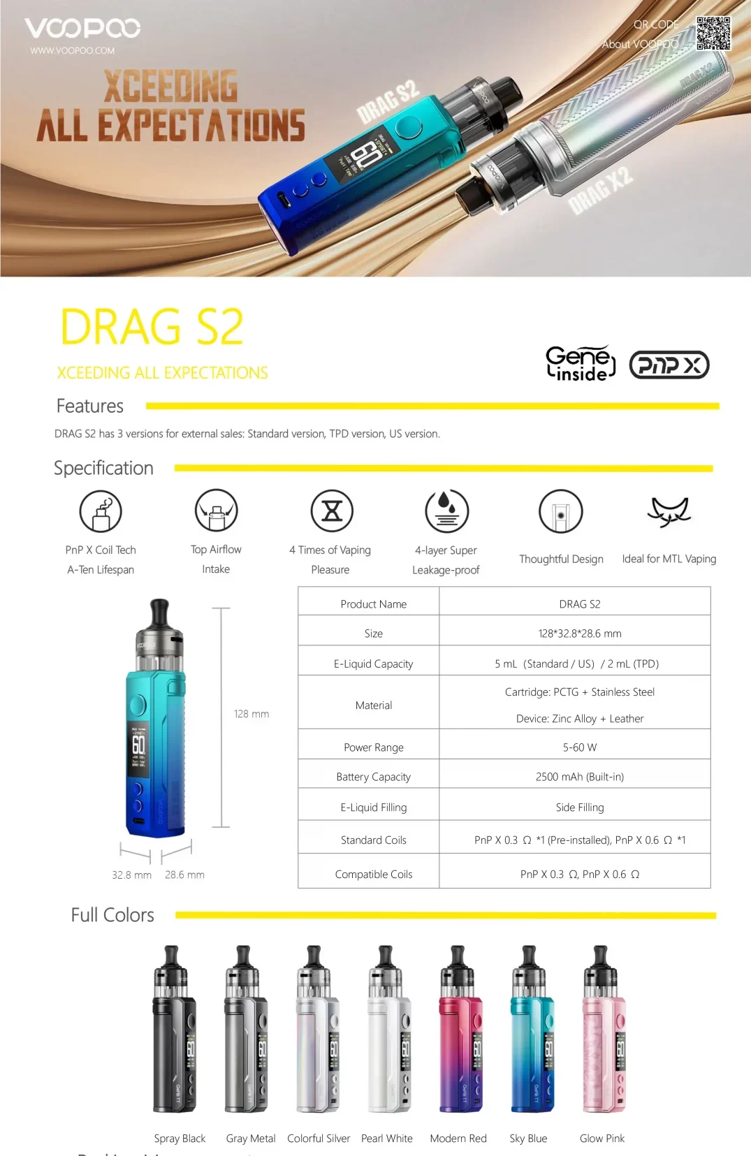 Voopoo Drag S2 PnP X 