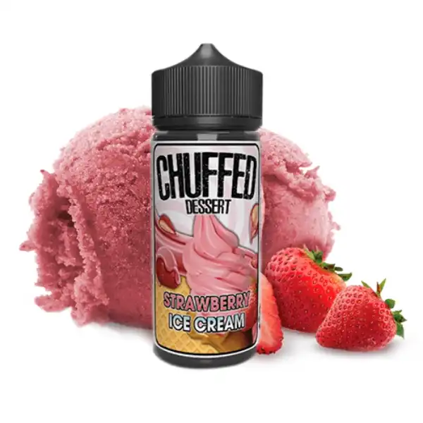 Chuffed Strawberry Ice Cream 100 ml